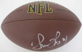 Thurman Thomas Buffalo Bills OSU Cowboys signed NFL football proof Beckett COA