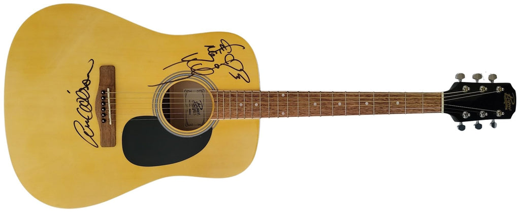 Ann Wilson Nancy Wilson Heart Signed Full Size Acoustic Guitar Proof Autographed STAR