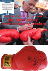 Michael Buffer Ring Announcer signed autographed Boxing Glove exact proof Beckett COA.