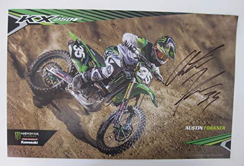 Austin Forkner, Supercross, Motocross, Signed, Autographed, 11x17 Poster, COA Will Be Included.