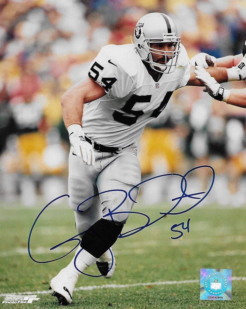 Greg Biekert Oakland Raiders signed autographed, 8x10 Photo, COA will be included.