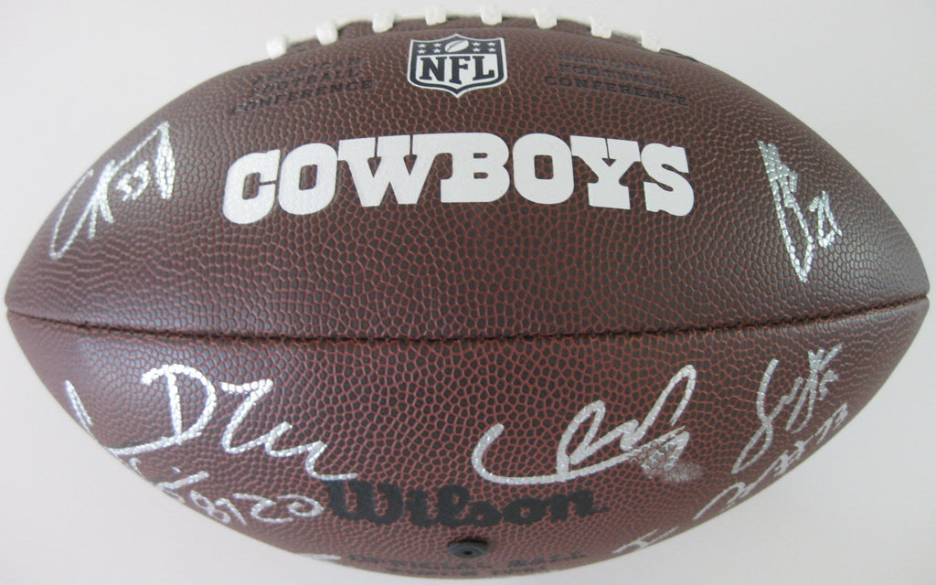 2017 Dallas Cowboys team, signed, autographed, NFL logo football - COA and proof will be included