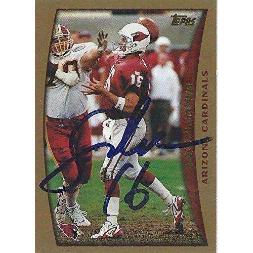 1998 Jake Plummer, Arizona Cardinals, Signed, Autographed, Topps Football Card, Card # 130,