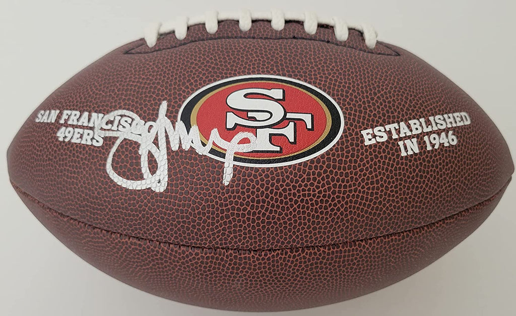 Steve Young signed autographed San Francisco 49ers logo football COA exact proof