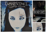 Amy Lee signed Evanescence Fallen 12x12 Photo COA exact proof autographed STAR