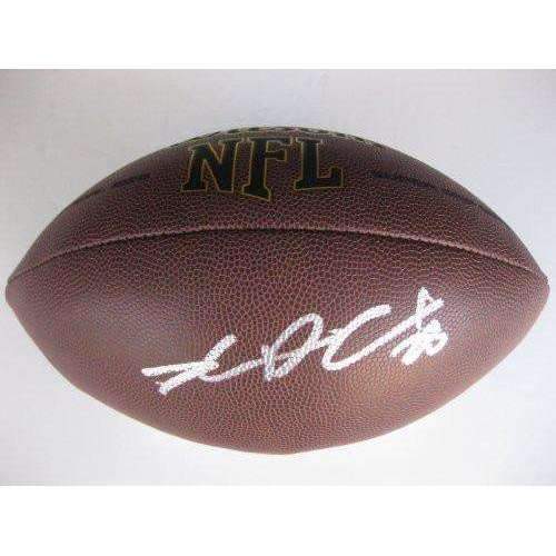 Thomas Decoud, Carolina Panthers, Atlanta Falcons, California Bears, Cal, Signed, Autographed, NFL Football, a Coa with the Proof Photo of Thomas Signing Will Be Included with the Football