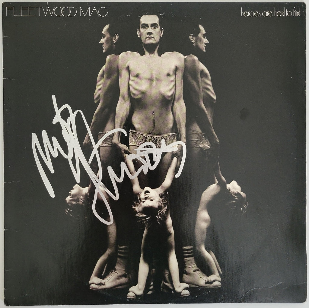 Mick Fleetwood signed Fleetwood Mac Heroes Are Hard to Find album vinyl proof STAR autographed