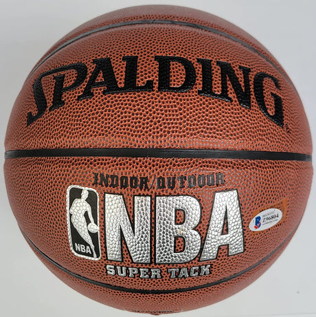 George Gervin Iceman San Antonio Spurs signed NBA basketball proof Beckett COA