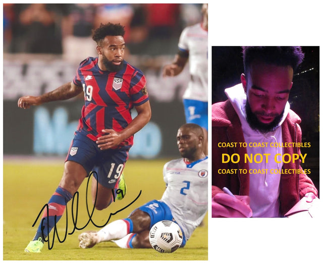 Eryk Williamson signed USA soccer 8x10 photo COA Proof autographed United States.