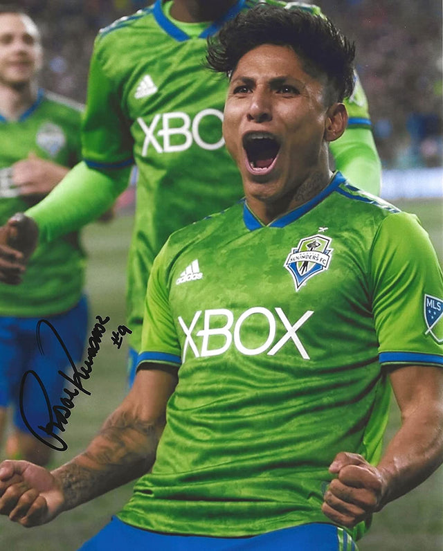 Raul Ruidiaz autographed Seattle Sounders 8x10 photo COA proof