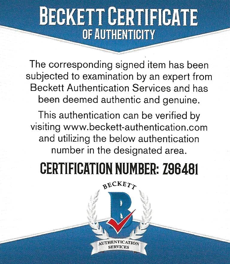 DeAngelo Williams Panthers Steelers signed NFL football proof Beckett COA autographed