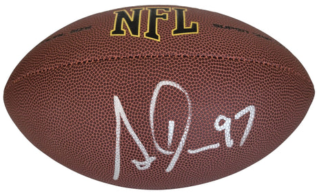 Simeon Rice Tampa Bay Bucs Cardinals signed NFL football proof COA autographed