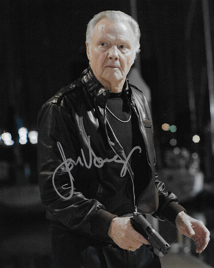 Jon Voight signed Mickey Donovan 8x10 photo proof COA STAR