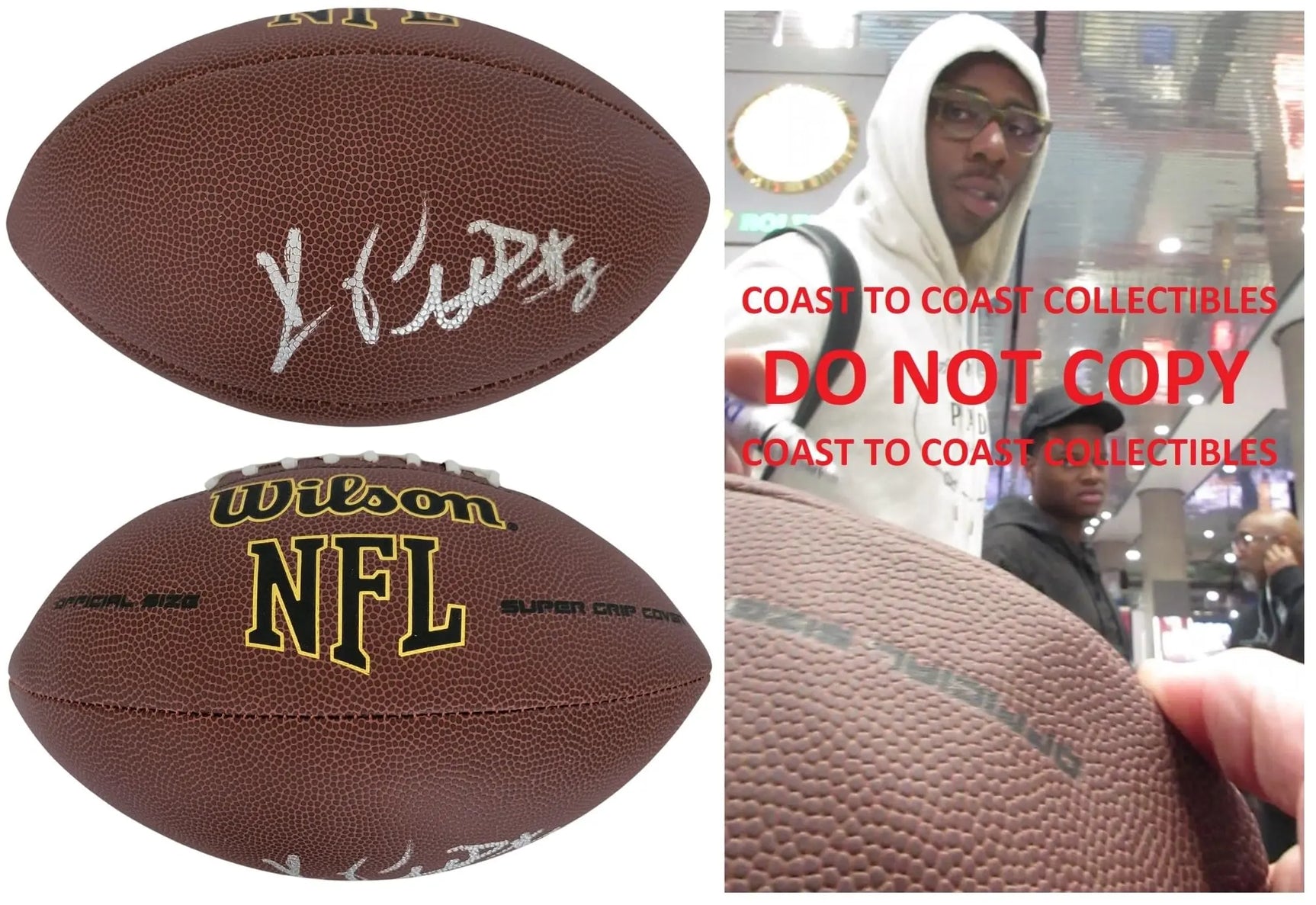 Kyle Pitts Signed Football Proof COA Autographed Atlanta Falcons Florida Gators