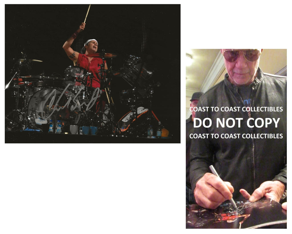 Chad Smith Red Hot Chili Peppers Drummer signed 8x10 photo COA Proof autographed! STAR..