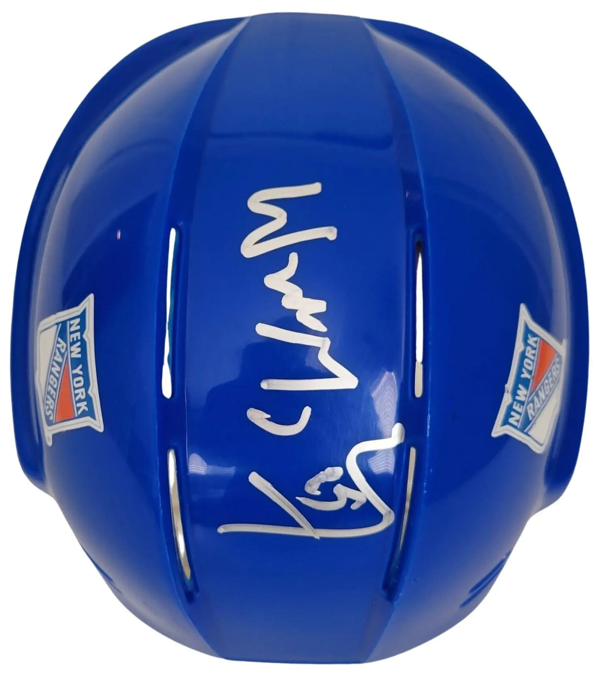 Wayne Gretzky signed New York Rangers Mini Hockey Helmet proof COA autographed