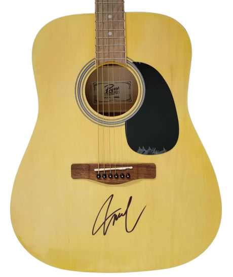 Hank Willams Jr country music star signed acoustic guitar COA proof autographed star