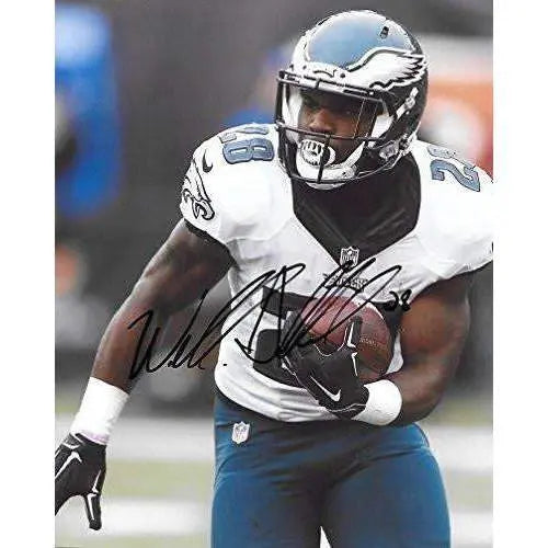 Wendall Smallwood, Philadelphia Eagles, West Virginia, Signed, Autographed, 8X10 Photo, a COA with the Proof Photo of Wendall Signing Will Be Included,,