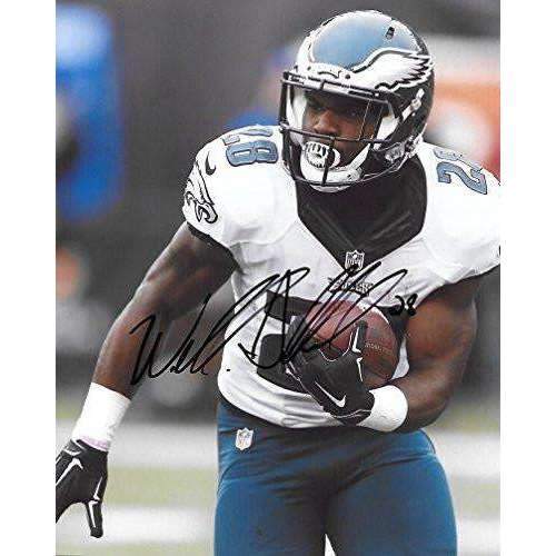 Wendall Smallwood, Philadelphia Eagles, West Virginia, Signed, Autographed, 8X10 Photo, a COA with the Proof Photo of Wendall Signing Will Be Included,,