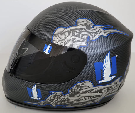 Dale Earnhardt JR signed Nation Wide Nascar full size helmet COA proof autographed