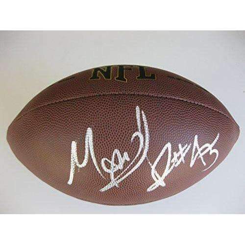Marcel Reece, Oakland Raiders, Washinton Huskies, Signed, Autographed, NFL Football, a COA with the Proof Photo of Marcel Signing the Football Will Be Included