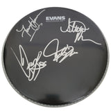 Tesla Jeff Keith,Frank Hannon,Brian Wheat Signed Drumhead Proof COA STAR