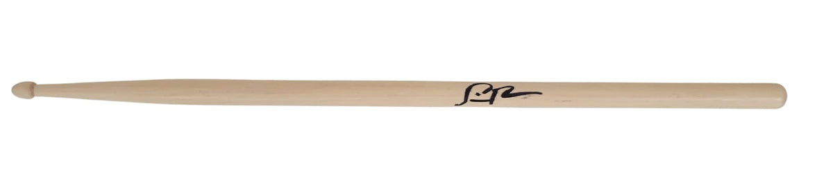 Simon Phillips Judas Priest drummer signed Drumstick COA exact proof Rare autograph star