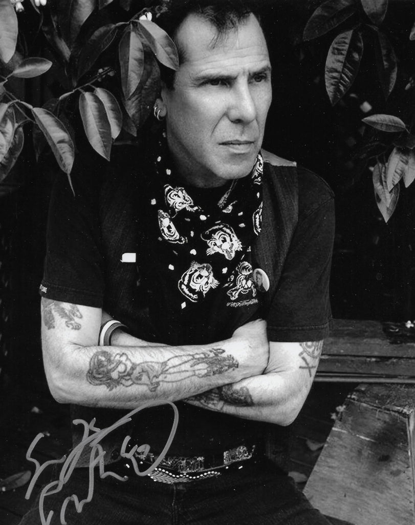 Slim Jim Phantom Stray Cats Drummer signed 8x10 photo proof COA autographed STAR