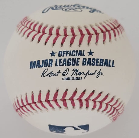 Dave Winfield New Yankees San Diego Padres signed MLB baseball COA exact proof