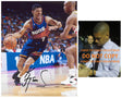 Kevin Johnson signed Phoenix Suns basketball 8x10 photo COA Proof autographed.