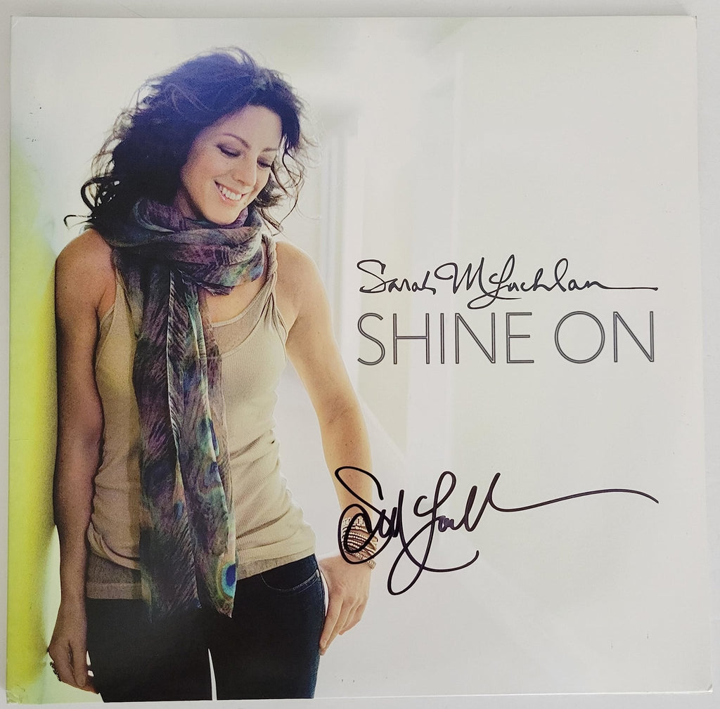 Sarah McLachlan signed Shine On Album vinyl record Proof Beckett COA autographed STAR
