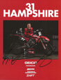 RJ Hampshire Supercross Motocross autographed 8.5x11 photo poster COA.