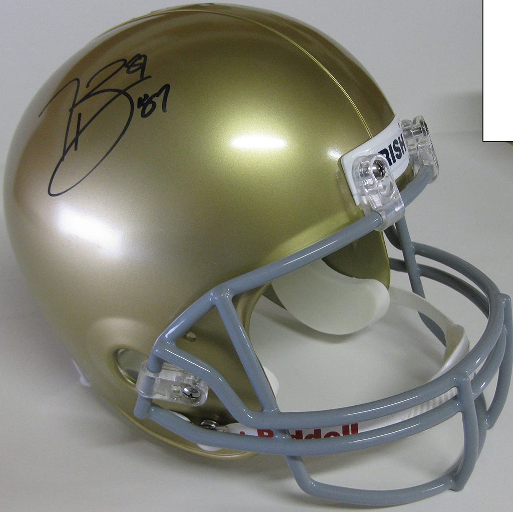 Tim Brown Heisman signed Notre Dame Fighting Irish full size helmet proof Beckett COA