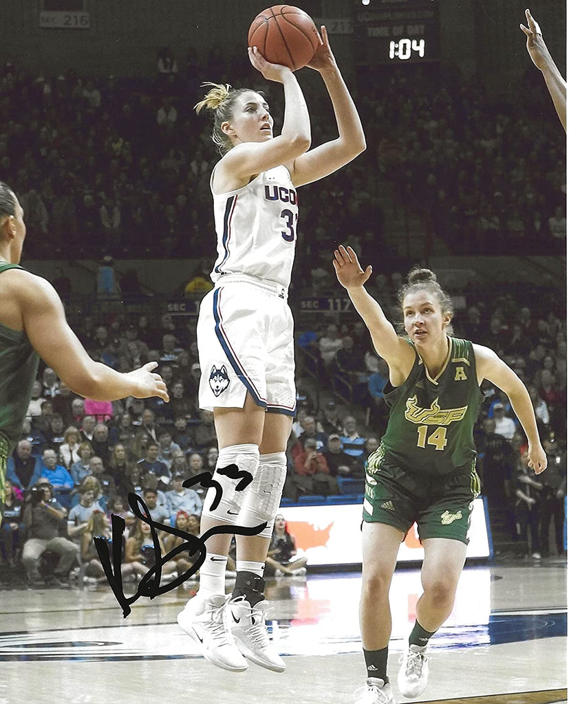 Katie Lou Samuelson signed autographed UConn Huskies basketball 8x10 photo COA proof.