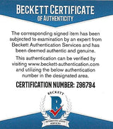 Jay Williams Duke Blue Devils signed NCAA basketball proof Beckett COA autographed