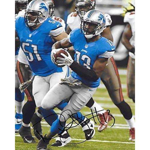 Nate Burleson, Detroit Lions, Signed, Autographed, 8x10 Photo, A COA With The Proof Photo of Nate Signing Will Be Included..