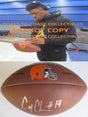 Corey Coleman, Cleveland Browns, Signed, Autographed, NFL Logo Football, a COA with the Proof Photo of Corey Signing Will Be Included