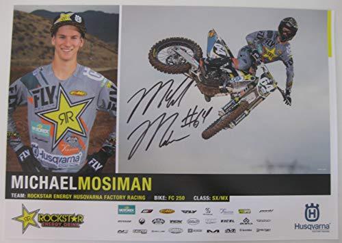 Michael Mosiman, Supercross, Motocross, Signed, Autographed, 11x17 Poster, COA Will Be Included.