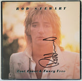 Rod Stewart signed Foot Loose & Fancy Free album vinyl record COA exact proof STAR