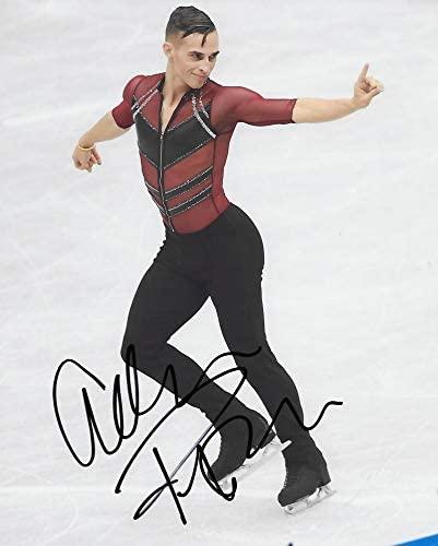 Adam Rippon USA Olymic figure skater signed autographed 8x10 photo proof COA