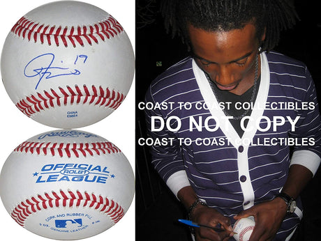 Jemile Weeks Oakland A's Boston Red Sox Padres signed autographed baseball proof