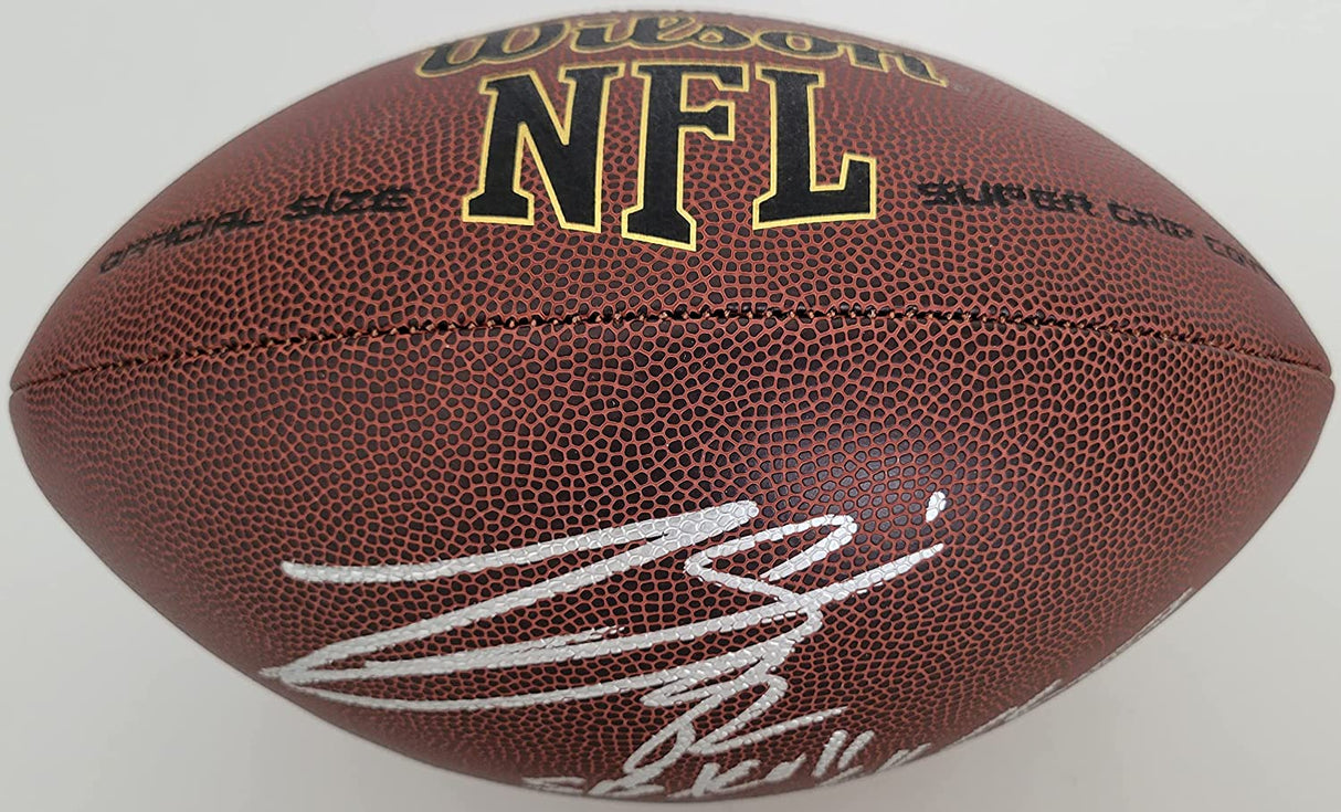 Torrey Smith Baltimore Ravens Eagles signed NFL football COA proof autographed