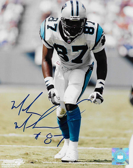 Muhsin Muhammad Carolina Panthers signed autographed, 8x10 Photo, COA, Proof photo