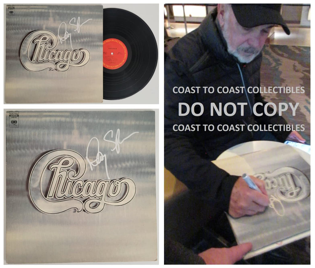 Danny Seraphine signed Chicago album vinyl record COA exact proof autographed STAR