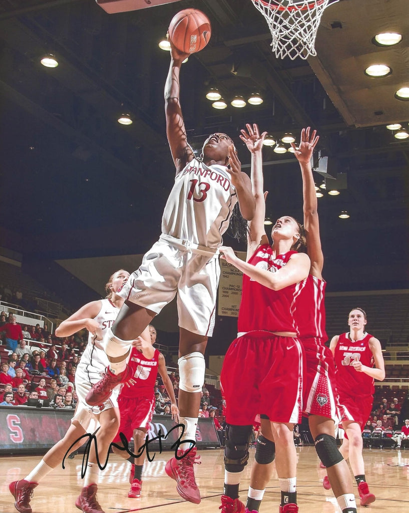 Nneka Ogwumike signed Stanford Cardinals 8x10 Basketball photo COA Proof autographed