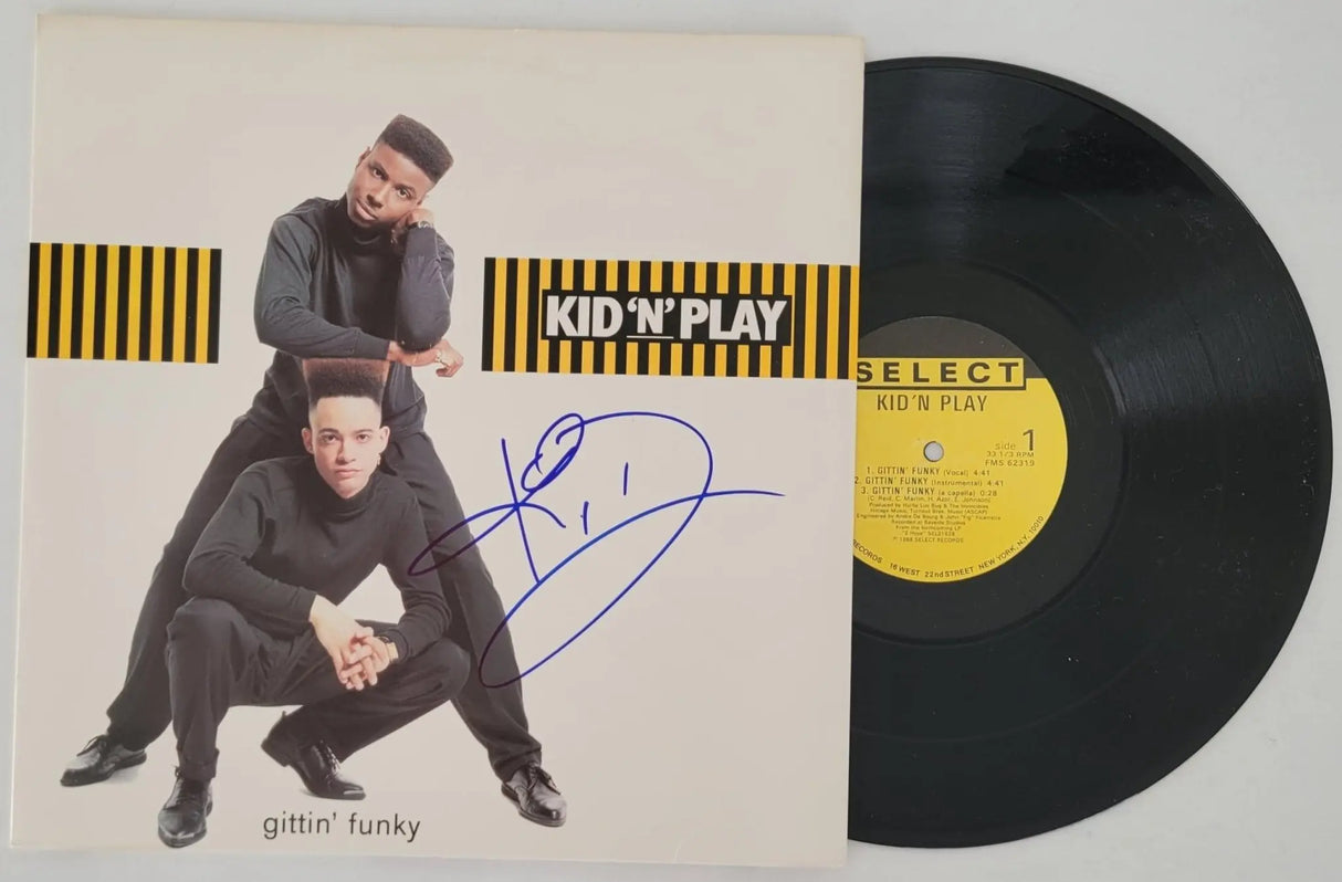 Christopher Reid Signed Kid N Play Gittin Funky Album Proof COA Vinyl Record STAR