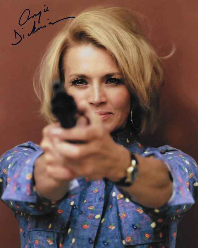 Angie Dickinson actress signed Police Woman 8x10 photo proof COA STAR