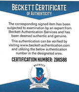 Trent Dilfer Baltimore Ravens Fresno State signed autographed NFL football proof Beckett COA