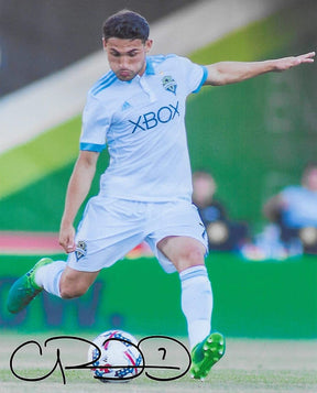 Cristian Roldan Seattle Sounders signed autographed soccer 8x10 photo. proof COA