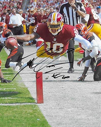Robert Griffin III RG3 Washington signed 8x10 football photo proof COA